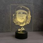JNB-MAKER Lampe de chevet veilleuse Che Guevara avec télécommande - Cadeau anniversaire surprise Collection Déco