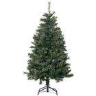 HOMCOM Sapin Arbre de Noël Artificiel 150 cm 665 Branches + Support Pied Vert