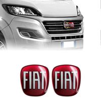 Autocollant Fiat 3D Remplacement Logo pour Ducato, Avant et Arrière