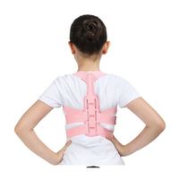 Taille M - Correcteur de Posture pour enfants, ceinture de soutien du dos réglable, Corset orthopédique pour