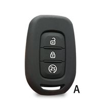 modèle noir Porte-clés à 3 boutons pour Renault, pour modèles TWingo 3 Clio V Duster, Dacia Sandero Logan ste