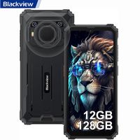 Téléphone Portable Incassable Blackview BV6200 Pro Android 13 6,56" HD+ 13000mAh/18W 12Go+128Go 13MP Étanché,Face ID,Dual SIM -