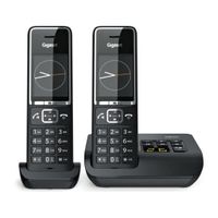 GIGASET Téléphone sans fil Comfort 550A Duo Black