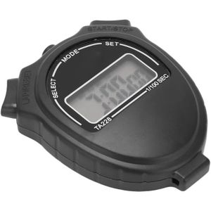 CHRONOMÈTRE Minuterie de chronomètre numérique Portable, chronomètre de chronomètre de Sport ABS Ergonomique Professionnel Grand écran po A257