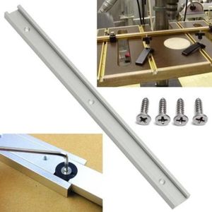 Homyl 2pcs But/ée Rail Mitre Track Stop T-Slot T-Track Outil Travail Serrage Filetage Outils de Menuiserie Pince