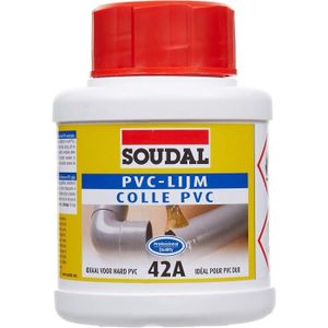COLLE - PATE FIXATION Colle pour pvc rigide avec pinceau 250 ml 42A [120