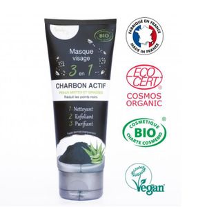 MASQUE VISAGE - PATCH Bio4you Masque Visage 3 en 1 Bio Charbon Actif Peaux Mixtes et Grasses 100ml