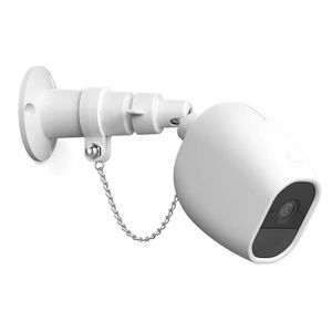 3 Pcs Coques en Silicone Coque de Protection EEEKit 3 Pcs S/écurit/é Metal Support Mural Support Int/érieur//ext/érieur R/églable pour Arlo HD Camera