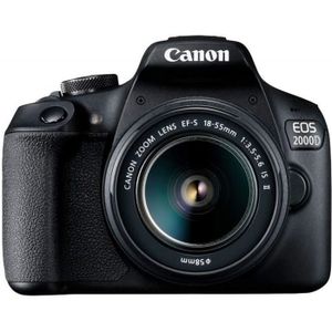 APPAREIL PHOTO RÉFLEX Appareil photo Canon EOS 2000D + EF-S 18-55mm f/3.