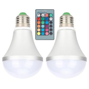 AMPOULE - LED Cikonielf Ampoule de télécommande Ampoule E27 RGB 