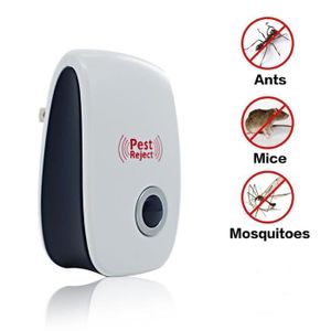 RÉPULSIF NUISIBLES MAISON Anti Moustiques Répulsif,2 pièces Efficace intérieur extérieur ultrason électronique contre les insectes produits