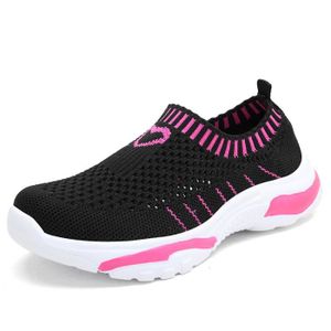 Baskets Fille Fashion Taille 36 - Rose Et Blanche, Faux Cuir, Neuves Dans Boîte