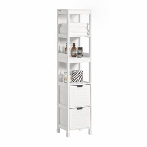 COLONNE - ARMOIRE SDB SoBuy FRG126-W Meuble Colonne de Salle de Bain Arm