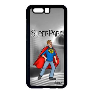 COQUE - BUMPER Coque pour Honor 9 silicone super papa Huawei text