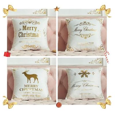 Housse De Coussin Rouge De Noël Housse De Coussin