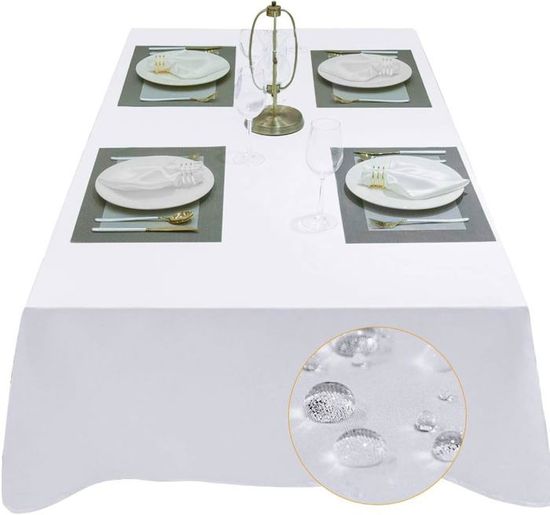 Nappe En Polyester - Nouvel An - 142 X 256 Cm - Collection Bonne Année Golden - Couleur Au Choix - Jour De Fête - Décoration De Table Du Nouvel An - Décorations Du Nouvel An