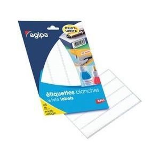 AGIPA Boîte de 800 étiquettes d'adresse blanches 105x70 mm - Etiquette -  LDLC