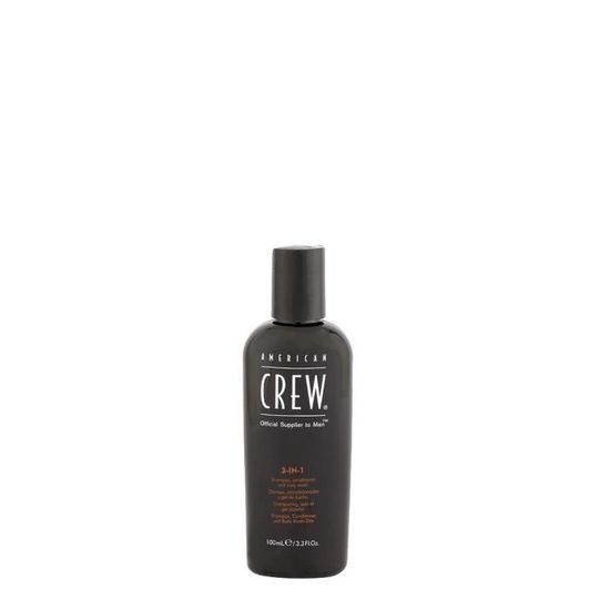 American crew Classic 3 in 1  100ml - shampooing, conditioner et gel douche
