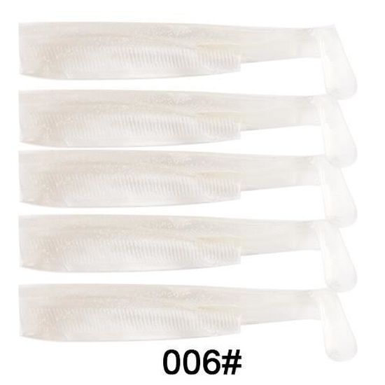 Harmony Fishing Lot De 10 Jupes Parapluies Modulaires à Changement Rapide Pour Leurres De Pêche, Leurres, Leurres (blanc