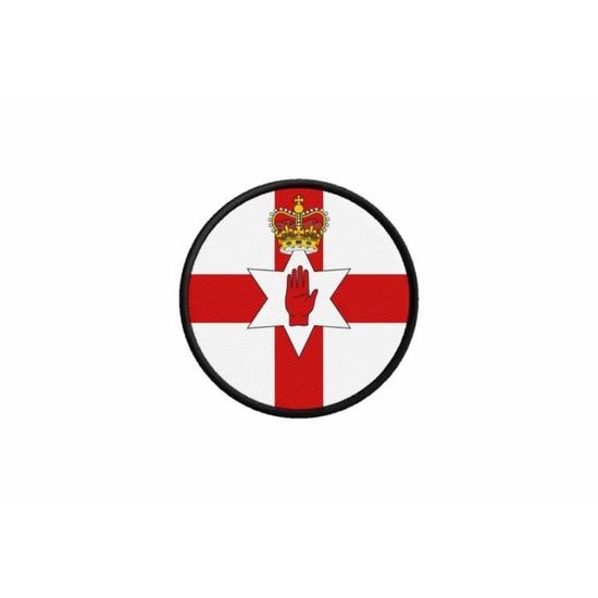 Écusson Brodé Drapeau Irlandais - Thermocollant Ou à Coudre - Dimensions 7x5 Cm - Pour Veste, Sac, Jean