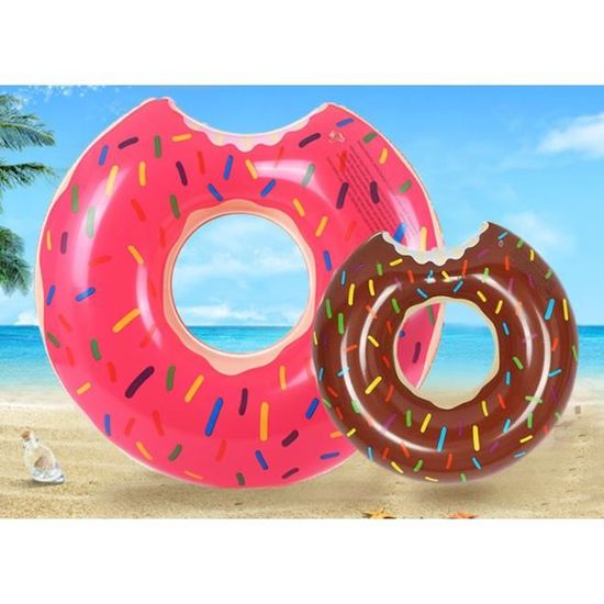 Lot De 3 Flotteurs Piscine Gonflables Fruits – Pastèque, Kiwi, Citron – 82,5 Cm – Été Plage Enfants Adultes