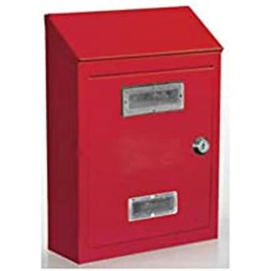 Drapeau De Boîte Aux Lettres Rouge - Montage Avant Pour Brique Ou Pierre - Alerte Postal, Plastique