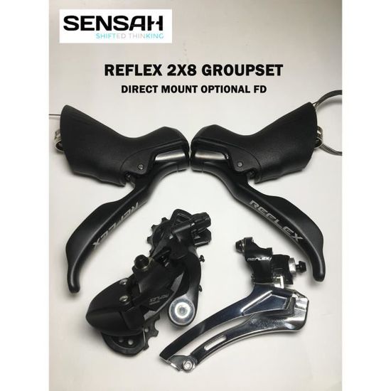 Levier Vitesse/frein Campagnolo C-Record - 8 Vitesses - Poli - Pour Vélo Route - Occasion