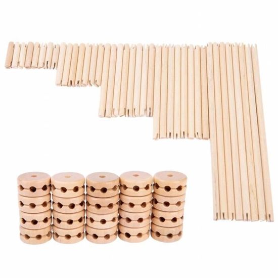 Lot De 40 Lamelles De Bois Tilleul - 11x2,2x0,8 Cm, Pour Sculpture, Modélisme, DIY Créatif