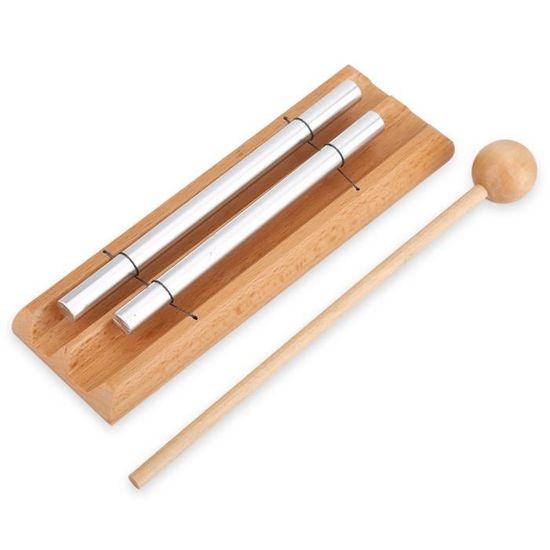 Lot De 2 Instruments De Percussion Pour Enfants : Claquettes Bois Et Cuillères Métal - Pour Musique Et Fêtes