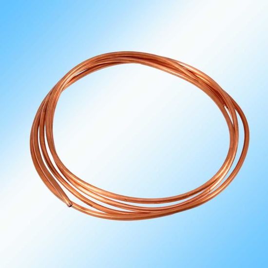 Tube Cuivre Gainé 4mm OD X 3mm ID - Bobine De 16 Pieds, Pour Réfrigération, Uxcell