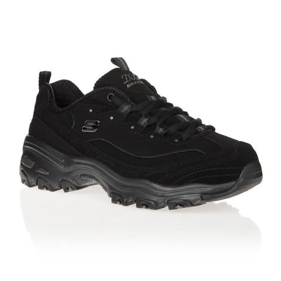 Baskets Femme SKECHERS D Lites Play On Noir Synth tique