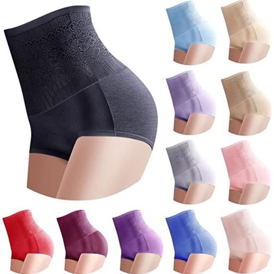 Culotte Gainante Femme CHUMIAN - Ventre Plat Taille Haute - Shorty Minceur Sculptant - Shapewear Invisible