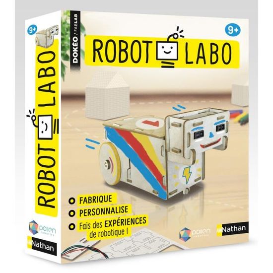 Robot labo - Fabrique et programme ton robot sans ordinateur - Dès 9 ans