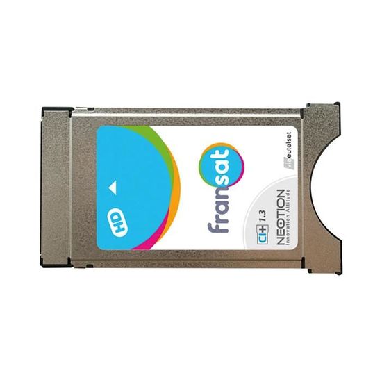 Module Viaccess Neotion - CAM + Carte Fransat - CI+ - Noir - Réception ...