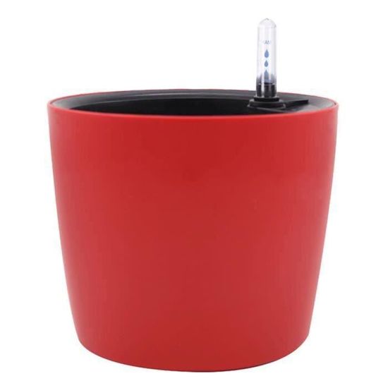 Lot De 2 Pots De Fleurs à Arrosage Automatique En Résine à Suspendre