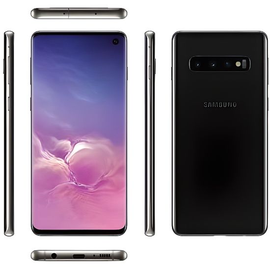 SAMSUNG Galaxy S10 128 go Noir - Reconditionné - Très bon état