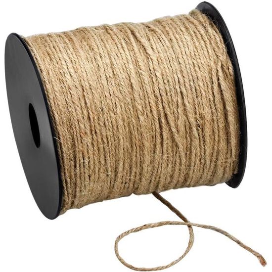 Ficelle Jute Leroy Merlin Ficelle Jute 6ply Naturel 200m - 3mm Pour Artisanat, Décoration, Jardinage Artisanat Déco