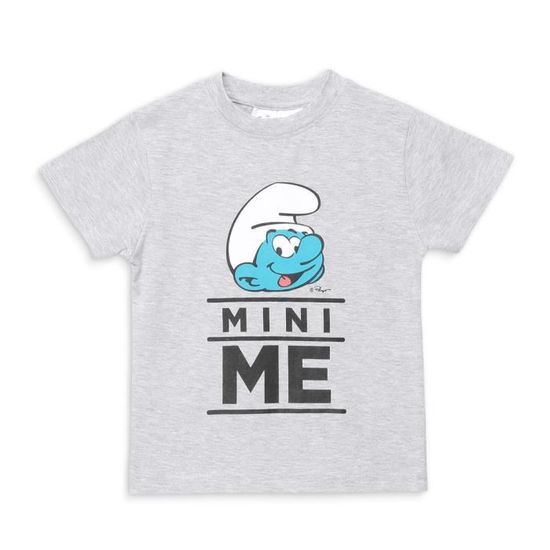Les Schtroumpfs - Transfert à Chaud Vintage pour T-Shirt - Les Schtroumpfs et le Bébé Schtroumpf