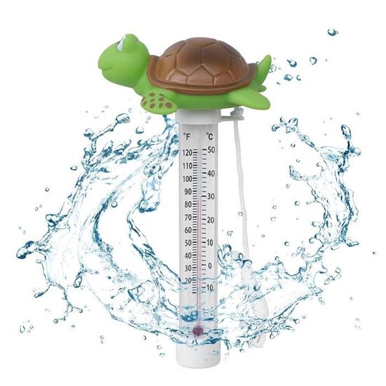 Thermomètre de piscine flottante Thermomètres de température de l’eau en  forme de dessin animé pour piscines intérieures extérieures Spas Bains à