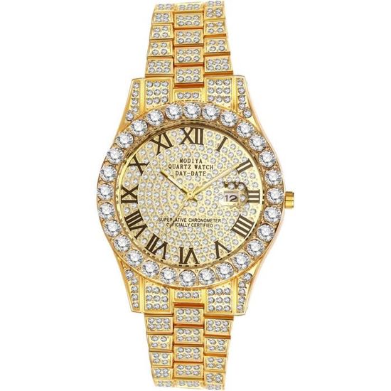 Montre Femme Relic Acier Inoxydable Argent Résistante À L'Eau Grise