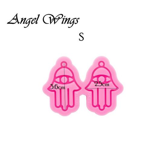 WAVDSYB Lot De 2 Moules En Silicone Brillants En Forme D