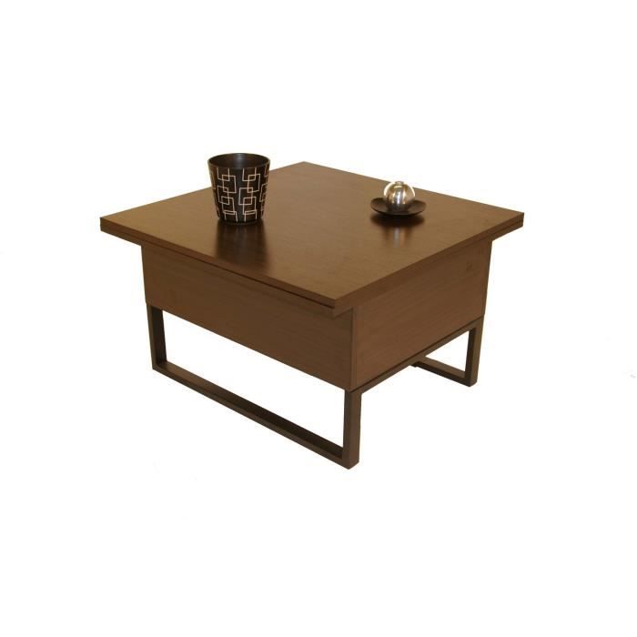 Table basse relevable à allonges New Viper Wengé