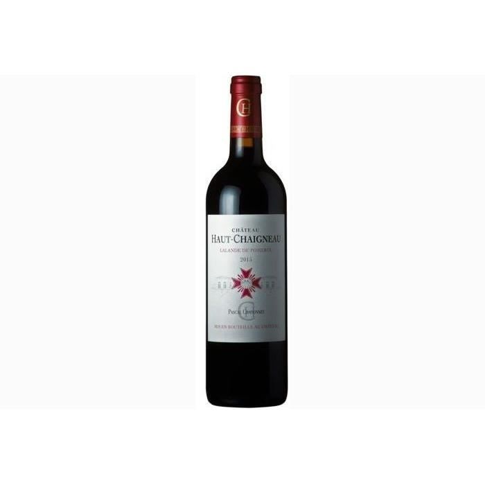 6 bouteilles - Vin rouge - Tranquille - Château Haut-Chaigneau Lalande-de-Pomerol Rouge 2015 6x75cl