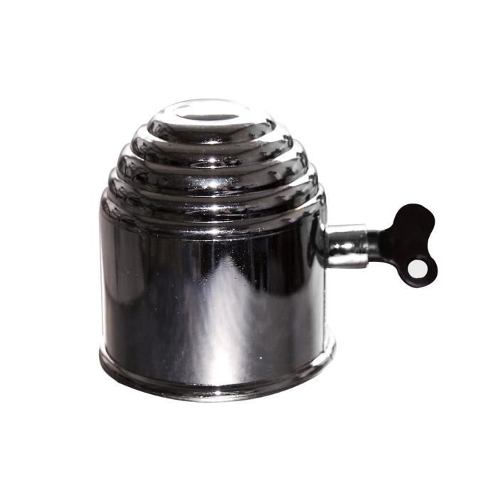 Cache boule à verrou en PVC - Chromé