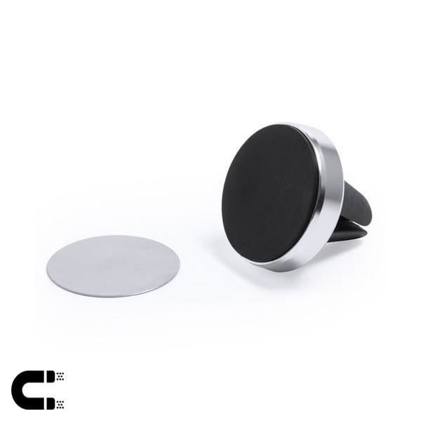 Support Magnétique pour Téléphone Portable pour Voiture 145540 - couleur:Argenté
