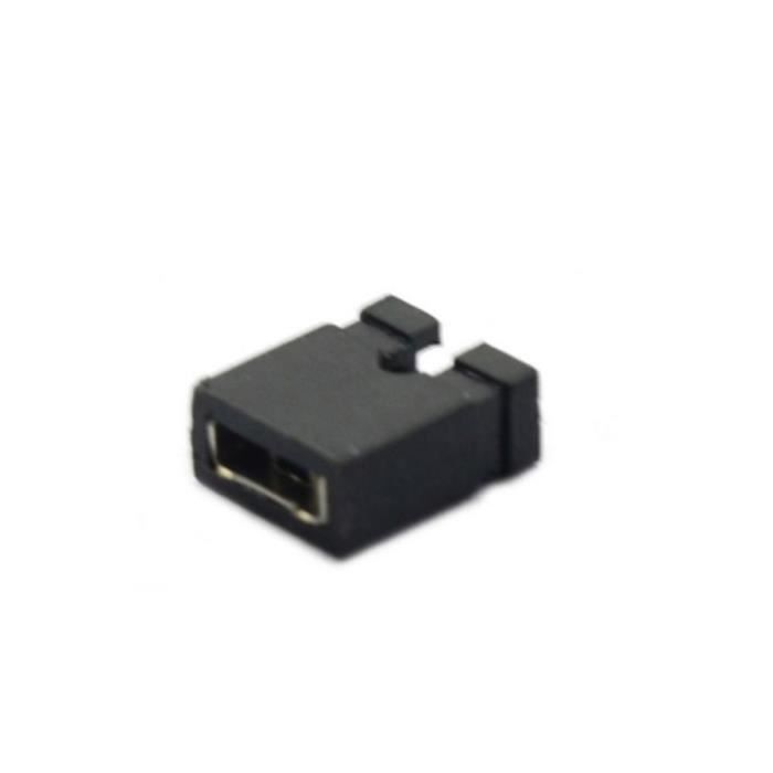 100pcs 2.54mm Jumper Cap Mini Jumper Cap Cap Connexion 2, 54mm