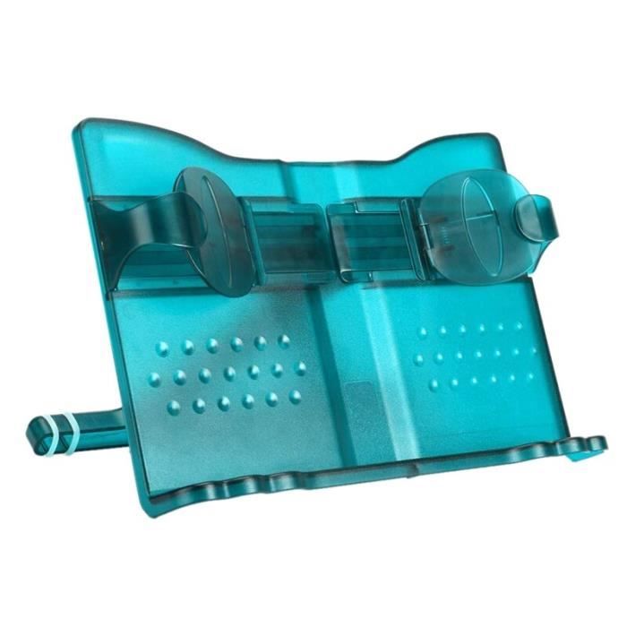 MVI Supports de lecture de livre, support de livre en plastique, support de livre de Type chat réglable, support de livre de cuisin