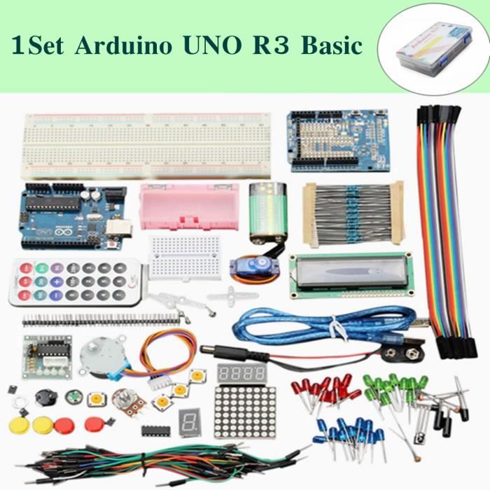 GEEKCREIT pour Arduino UNO R3 Basic Kit d'apprentissage de Base Version de mise à niveau