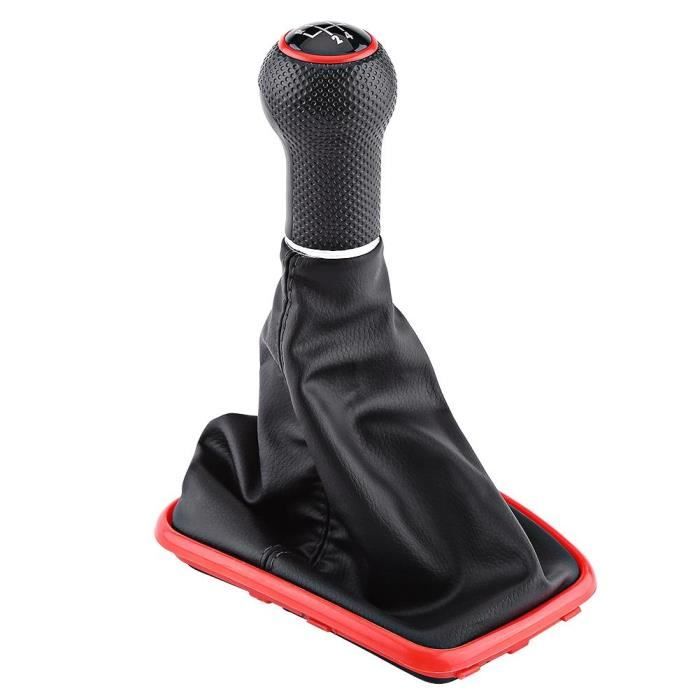 Kit de démarrage de guêtre de levier de vitesse de bouton de vitesse de voiture de 5 vitesses pour Bora Golf MK4 1999-2004