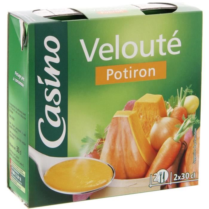 CASINO Velouté Potiron - 2x30 cl